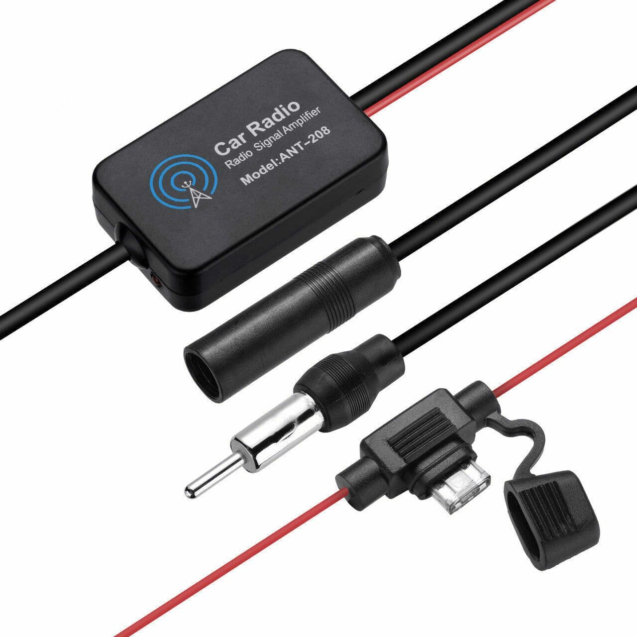 image-Car Auto Stereo FM & AM Radio Signal Antenna Aerial Signal Amp