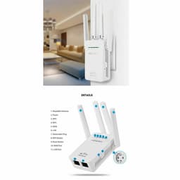 image-1200Mbps WiFi Range Extender Repeater Wireless Amplifier Router Signal
