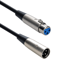 image-XLR Microphone MIC 3-Pin Male To Female Cable Cord Connector Extension
