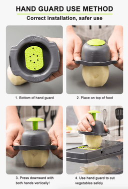 image-15-In-1 Vegetable Fruit Chopper Cutter Food Onion Veggie Dicer Slicer