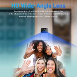 image-Wireless Security Smart WiFi Doorbell Intercom Video Camera Door Ring