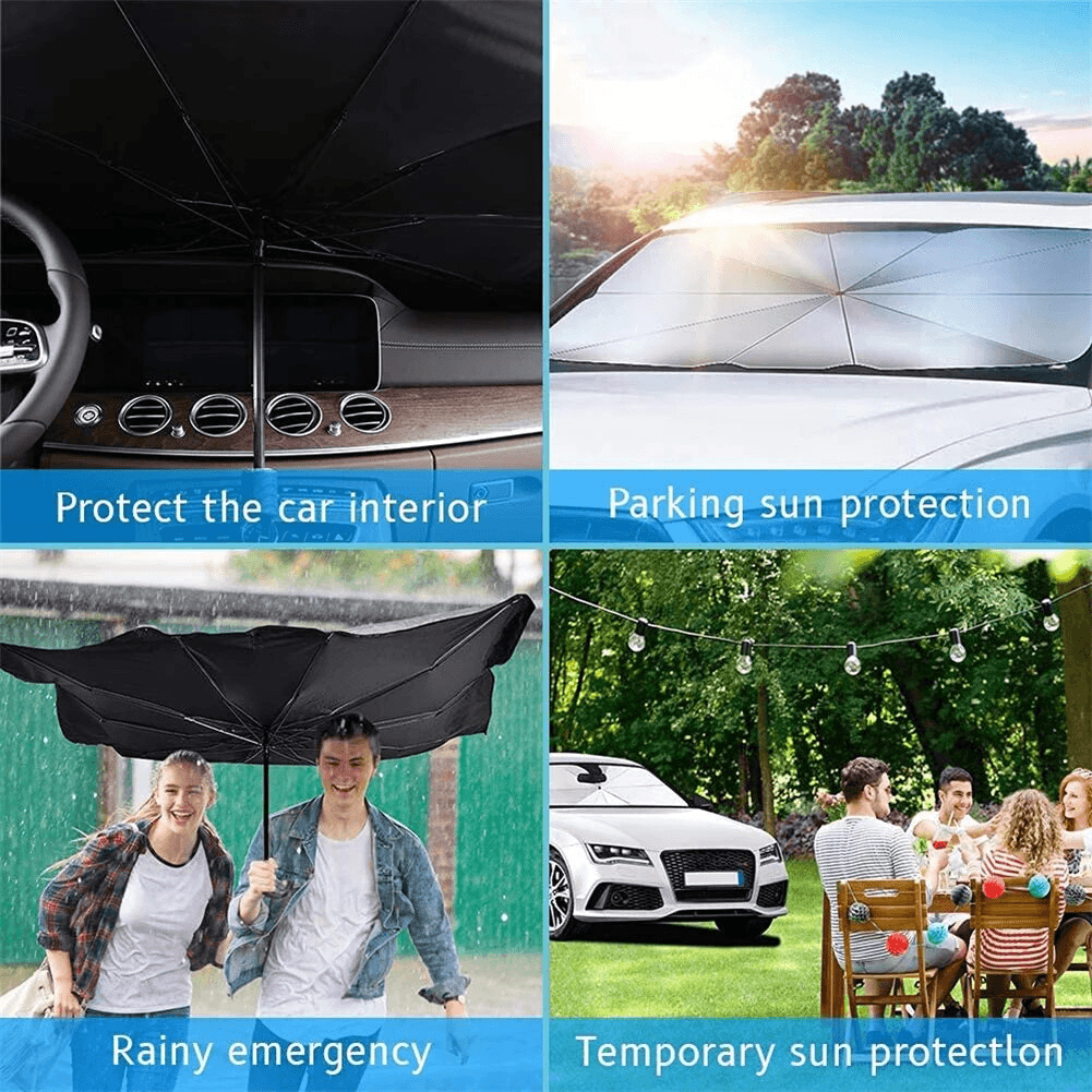 image-51" Car Windshield Sun Shade Foldable Umbrella Front Window Cover