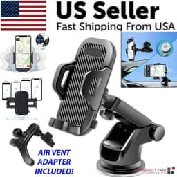 image-360° Universal Mount Holder Car Stand Windshield For Mobile Cell Phone