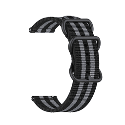 image-18mm 20mm 22mm Durable Military Woven Nylon Wrist Watch Band Quick