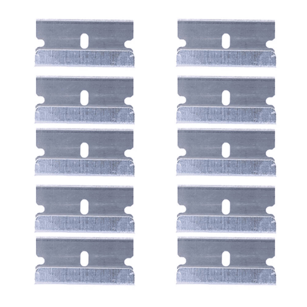 image-100 PCS Razor Blades Single Edge Extra Sharp Heat Treated Safety Knife