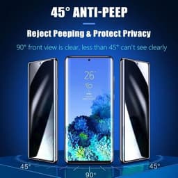 image-2-Pack Anti-Spy Privacy Hydrogel Screen Protector For Samsung S23