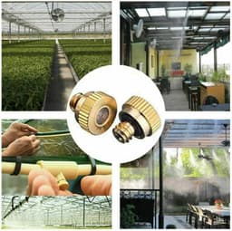 image-20x Brass Misting Nozzles Mister Sprinkler Outdoor Cooling System
