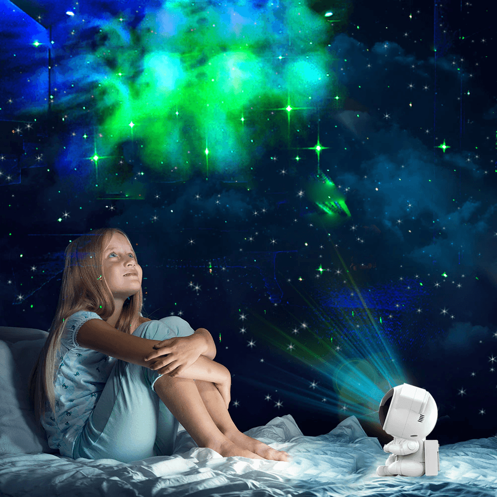 image-Astronaut Projector Galaxy Starry Sky Night Light Ocean Star LED Lamp