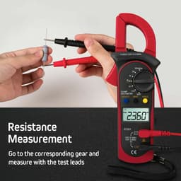 image-Digital Multimeter Tester AC DC Volt Ohm Amp Clamp Meter Auto Range