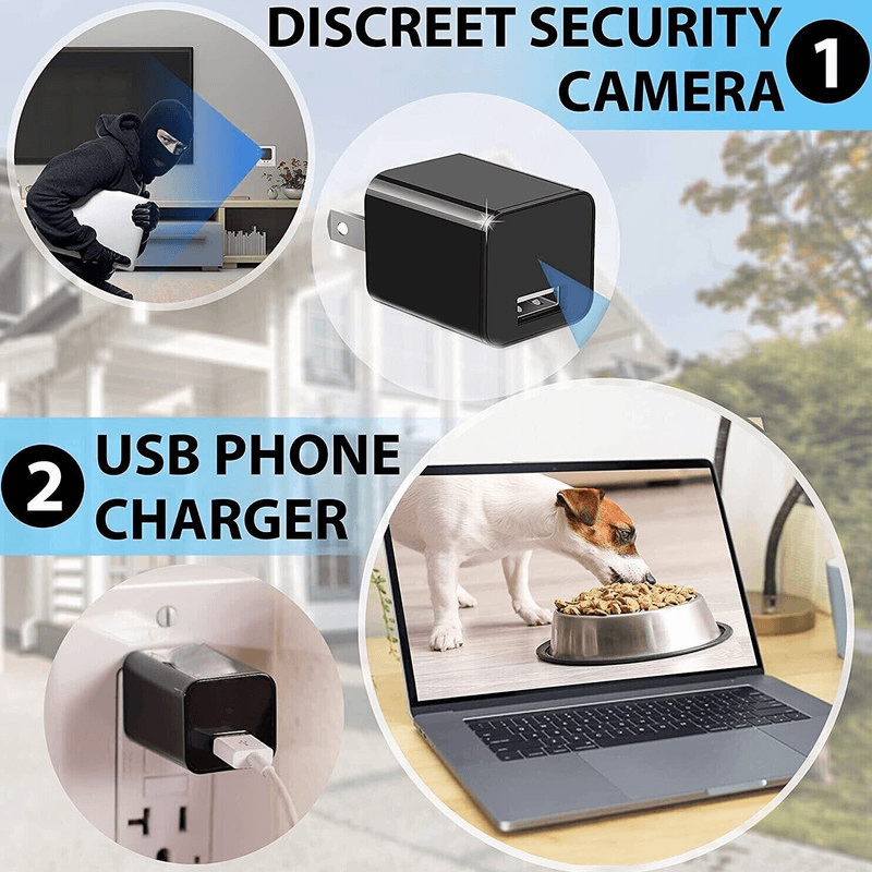 image-Mini Hidden Camera Home Security Nanny Cam Full HD 1080P DVR Night