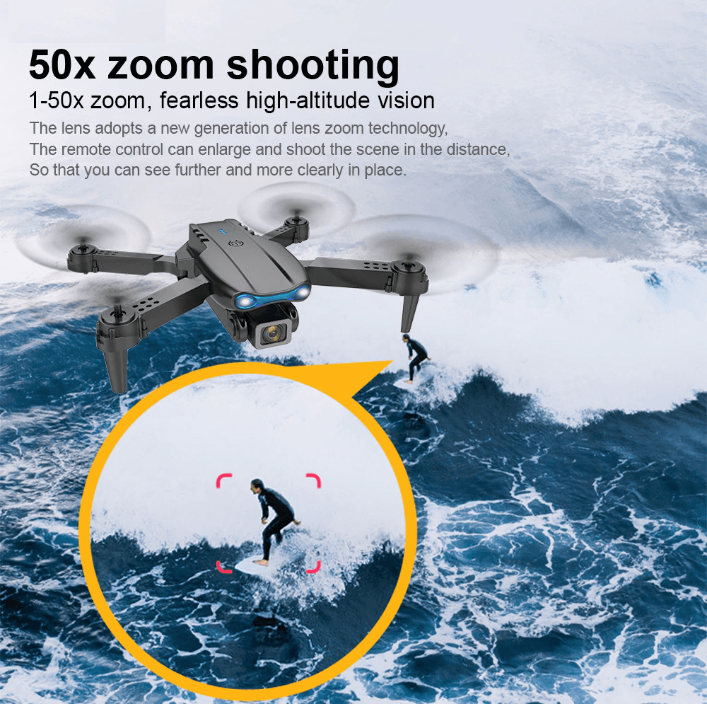 image-Drones Quadcopter 5G 4K GPS Drone X Pro with HD Dual Camera WiFi FPV
