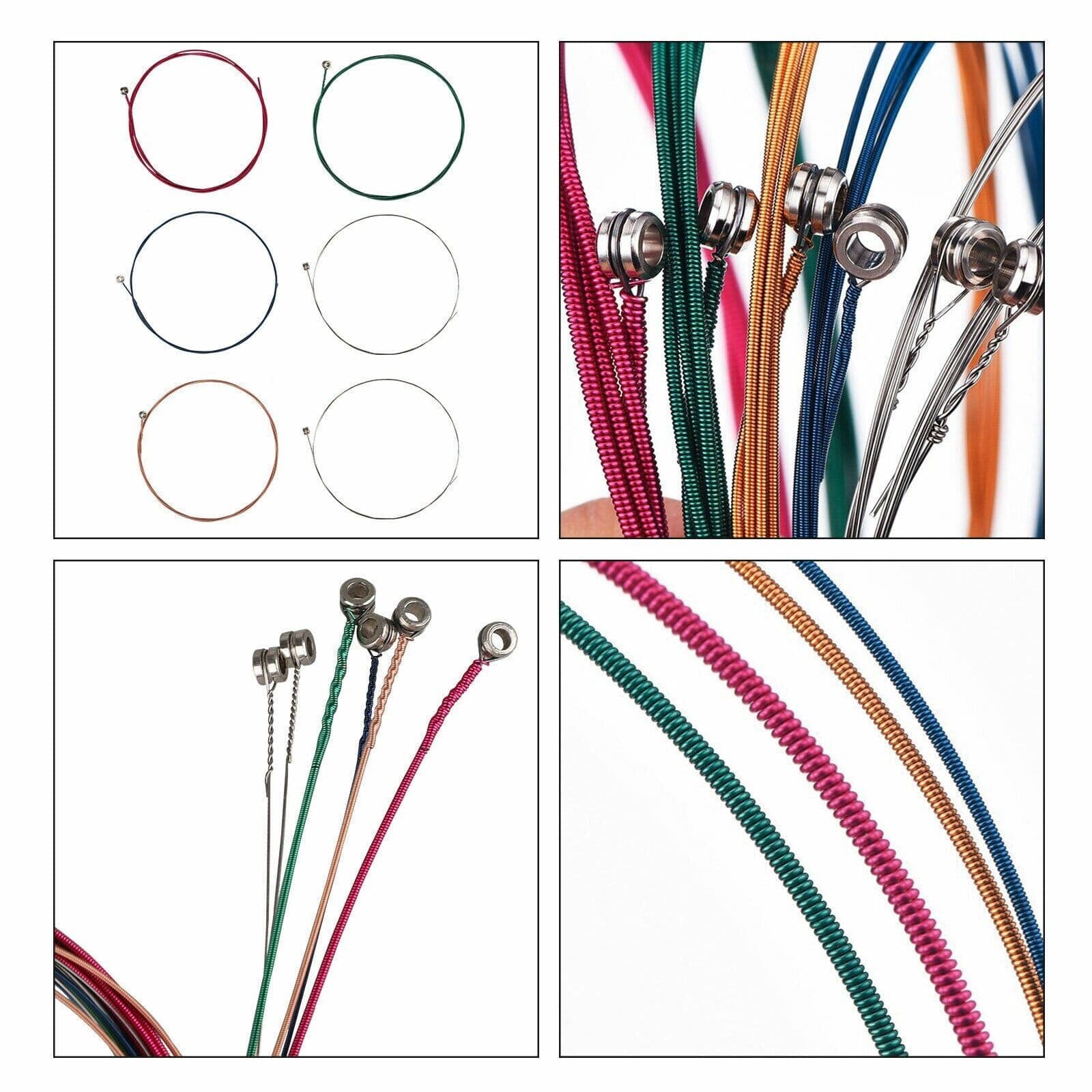 image-3 Sets of 6 Guitar Strings Replacement Steel String For Acoustic