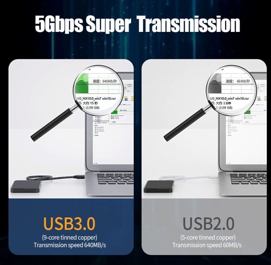 image-USB 3.0 A Male to A Male Cable Data Transfer Super Speed Power Charger