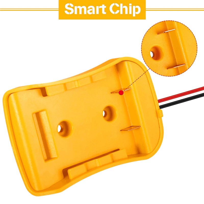 image-Power Connector DIY Battery Adapter Holder Dock For DeWalt 18V/20V Max