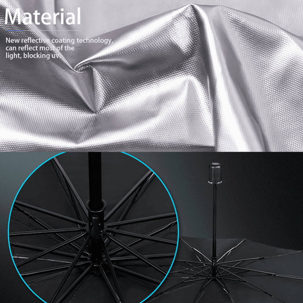 image-51" Car Windshield Sun Shade Foldable Umbrella Front Window Cover