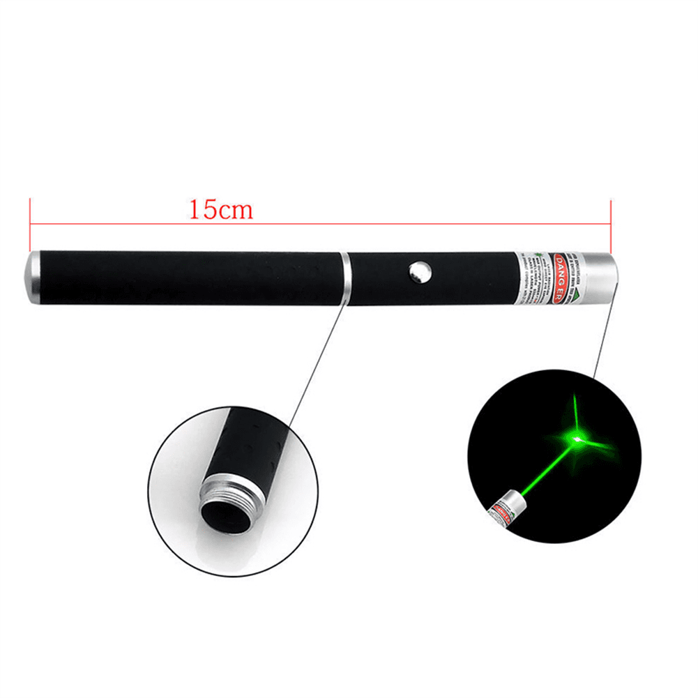 image-3 Packs 900Mile Laser Pointer Pen Green Blue Red Light Visible Beam