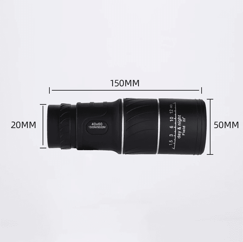 image-40X60 Monocular Binoculars With Night Vision BAK4 Prism High Power