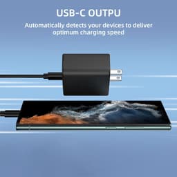 image-45W USB-C Super Fast Wall Charger 10FT Cable For Samsung Galaxy S20