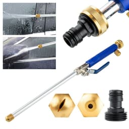 image-High Pressure Power Washer Water Spray Gun Nozzle Wand Attachment