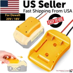 image-Power Connector DIY Battery Adapter Holder Dock For DeWalt 18V/20V Max