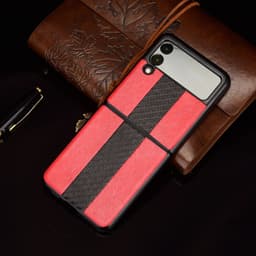 image-For Samsung Galaxy Z Flip 3 5G Slim Folding Leather Shockproof Phone