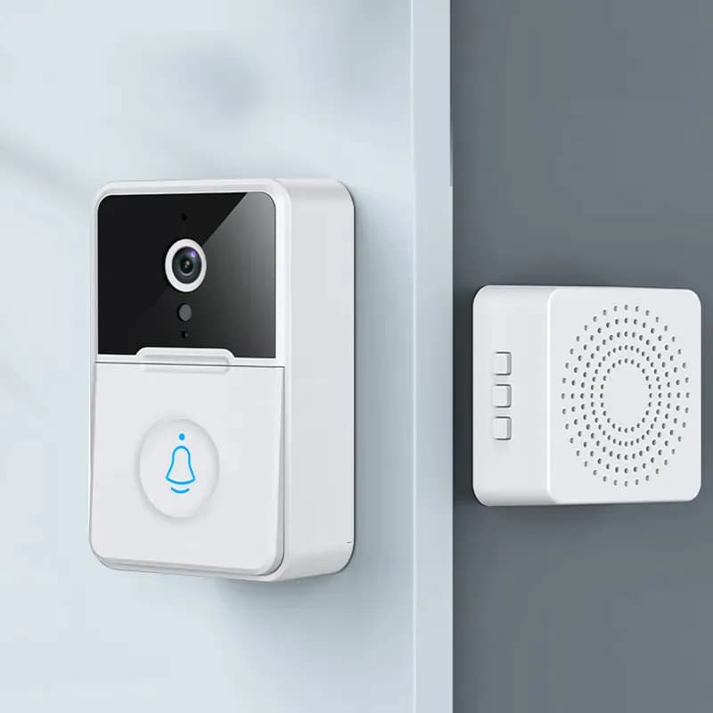 image-Wireless Security Smart WiFi Doorbell Intercom Video Camera Door Ring
