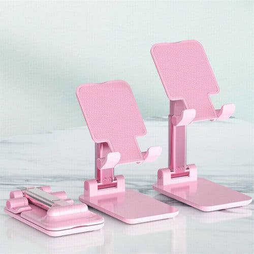 image-Adjustable Cell Phone Tablet Stand Desktop Holder Mount Mobile Phone