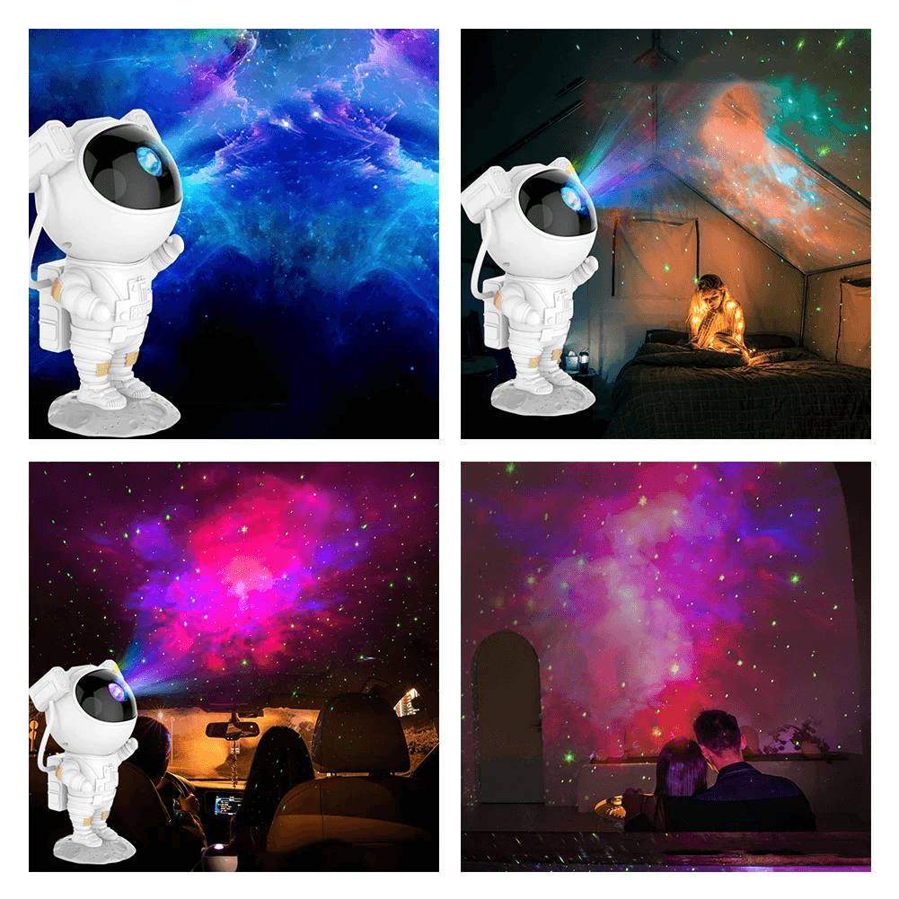 image-Astronaut Projector Galaxy Starry Sky Night Light Ocean Star LED Lamp