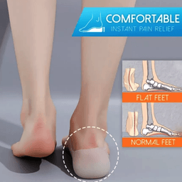 image-Concealed Footbed Enhancers Invisible Height Increase Silicone Insoles