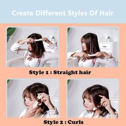 image-Mini Portable Hair Iron Hair Straightener Curler Professional Hair