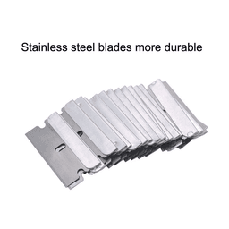 image-100 PCS Razor Blades Single Edge Extra Sharp Heat Treated Safety Knife