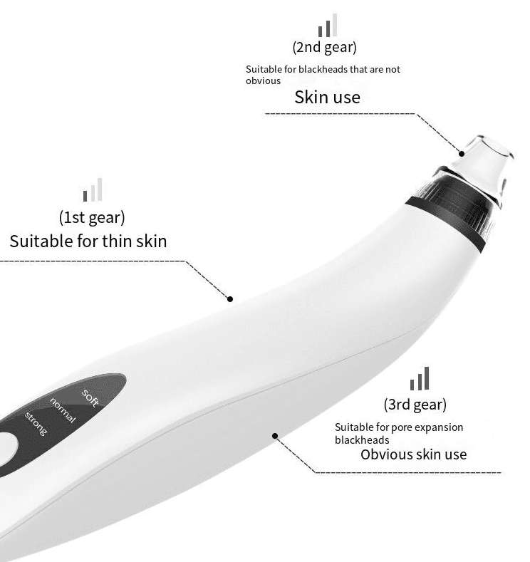 image-Electric Blackhead Remover Cleaner Face Diamond Pore Vacuum Suction