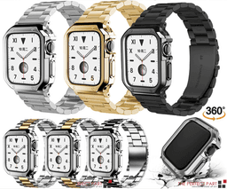 image-Stainless Steel For Apple Watch iWatch Band 8 7 6 5 4 3 2 SE