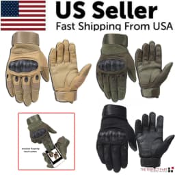 image-Tactical Motorcycle Motocross Full Finger Gloves Motorbike Riding
