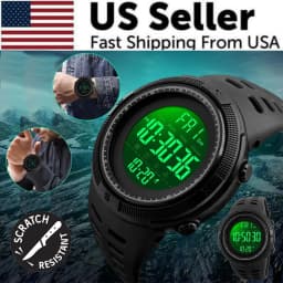 image-SKMEI Men's Digital Army Military Sport Quartz Analog Chrono
