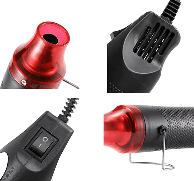 image-Mini Heat Gun DIY Electric Nozzles Tool Hot Air Gun Embossing Drying