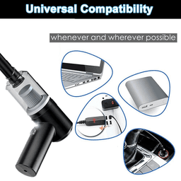 image-120W Cordless Handheld Vacuum Cleaner Small Mini Portable Car Auto