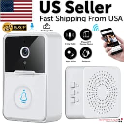 image-Wireless Security Smart WiFi Doorbell Intercom Video Camera Door Ring