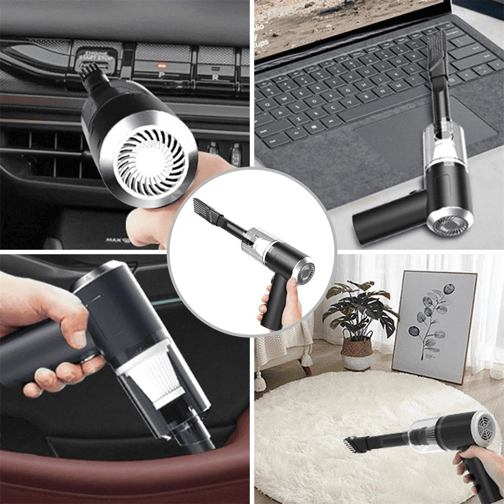 image-120W Cordless Handheld Vacuum Cleaner Small Mini Portable Car Auto