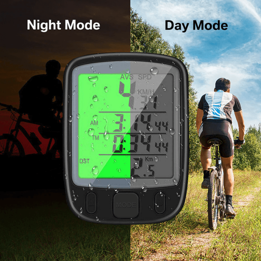 image-Bike Bicycle Speedometer Cycle Digital Odometer Computer Waterproof