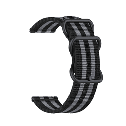 image-18mm 20mm 22mm Durable Military Woven Nylon Wrist Watch Band Quick