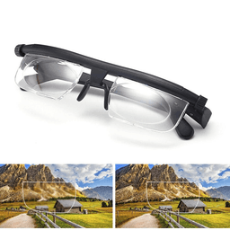 image-Dial Adjustable Glasses Variable Focus For Reading Distance Vision