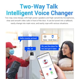 image-Wireless Security Smart WiFi Doorbell Intercom Video Camera Door Ring
