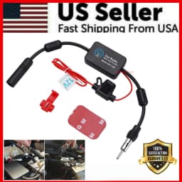 image-Car Auto Stereo FM & AM Radio Signal Antenna Aerial Signal Amp