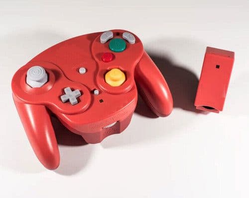 image-Wireless Game Controller With Adapter For Original Gamecube Retro