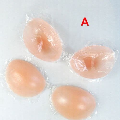 image-Silicone Self-Adhesive Stick On Gel Push Up Strapless Backless