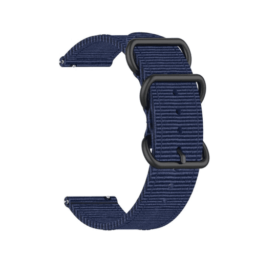 image-18mm 20mm 22mm Durable Military Woven Nylon Wrist Watch Band Quick