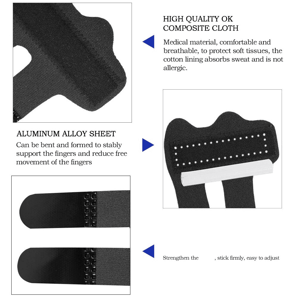 image-Adjustable Trigger Finger Splint Straightener Corrector Brace Support