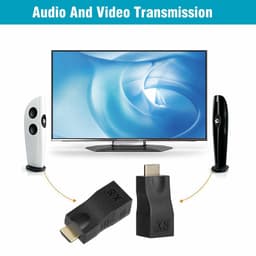 image-4K 1080P HDMI Extender to RJ45 Over Cat 5e/6 Network LAN Ethernet
