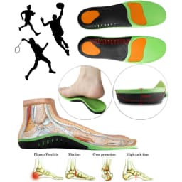 image-Orthotic Shoe Insoles Inserts Flat Feet High Arch Support For Plantar